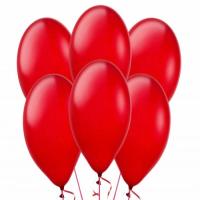 red balloon bouquet