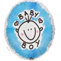 its a boy helium balloon