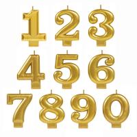 gold candle number