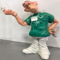 ceramic painted dentist