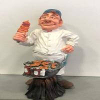 ceramic painted chef