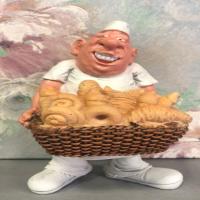 ceramic painted chef