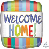 welcome home colorful stripes