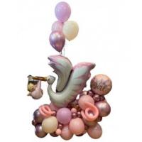 set of balloons its a girl