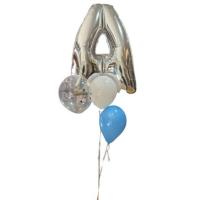 small set of helium balloons 