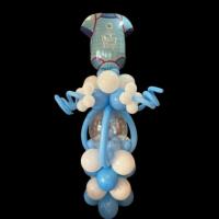blue and white balloon 5
