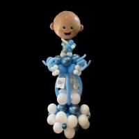 blue and white balloon 6