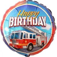 happy birthday firetruck