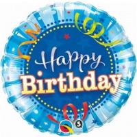 happy birthday bright blue