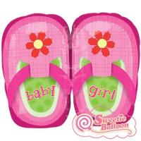 baby girl pretty pink shoes junior shape