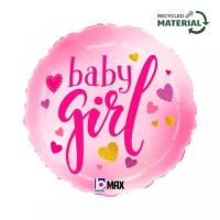 baby girl pink hearts