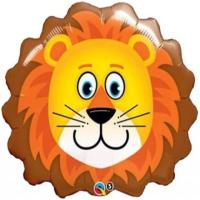 cartoon animal foil balloon - lion head