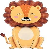 cartoon animal foil balloon - lion