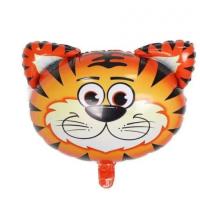 cartoon animal foil balloon - tiger head